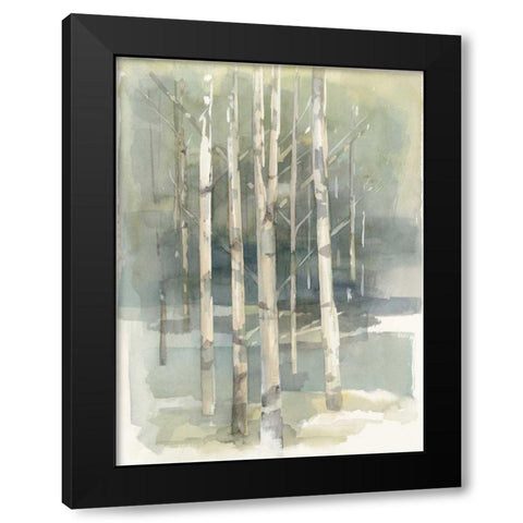 Birch Grove I Black Modern Wood Framed Art Print with Double Matting by Tillmon, Avery