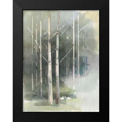 Birch Grove II Black Modern Wood Framed Art Print by Tillmon, Avery
