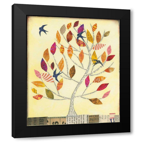 The Seasons III Black Modern Wood Framed Art Print by Prahl, Courtney