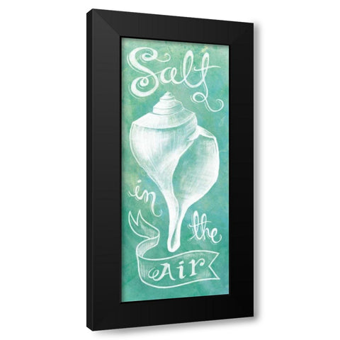 Seashell Black Modern Wood Framed Art Print with Double Matting by Urban, Mary