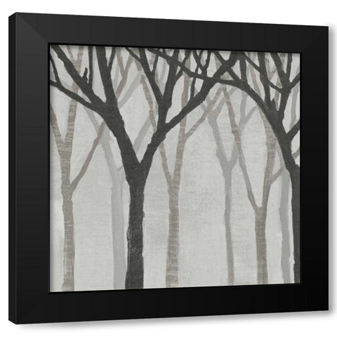 Spring Trees Greystone I Black Modern Wood Framed Art Print by Lovell, Kathrine
