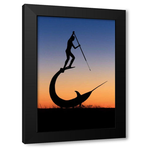 The Hunt Black Modern Wood Framed Art Print with Double Matting by Gendreau, Katherine