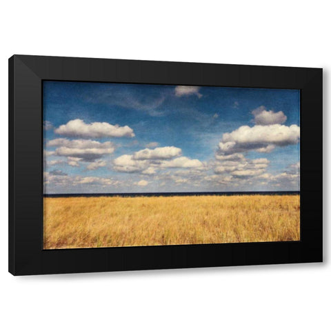 Bend in the Road Beach Black Modern Wood Framed Art Print by Gendreau, Katherine
