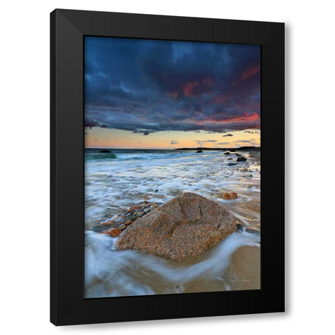 Squibnocket Sunset II Black Modern Wood Framed Art Print by Gendreau, Katherine