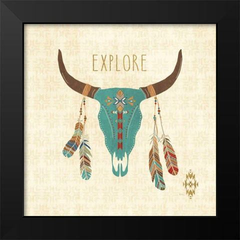 Southwest at Heart II Black Modern Wood Framed Art Print by Charron, Veronique