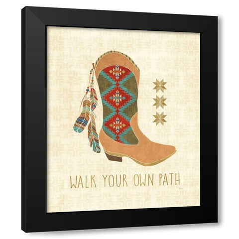 Southwest at Heart III Black Modern Wood Framed Art Print with Double Matting by Charron, Veronique