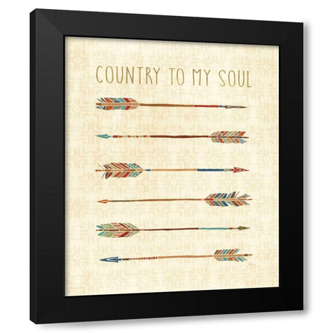 Southwest at Heart V Black Modern Wood Framed Art Print by Charron, Veronique