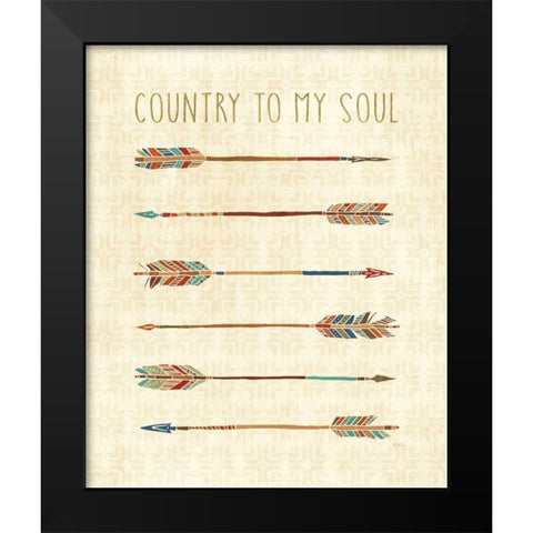 Southwest at Heart V Black Modern Wood Framed Art Print by Charron, Veronique