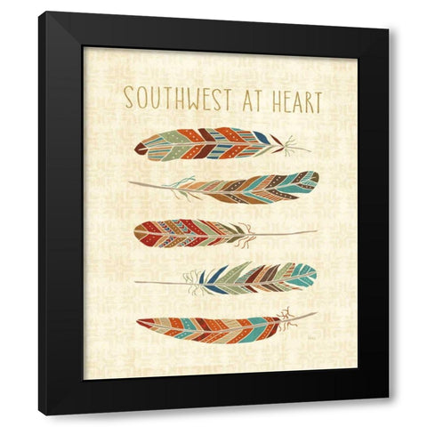 Southwest at Heart VI Black Modern Wood Framed Art Print by Charron, Veronique