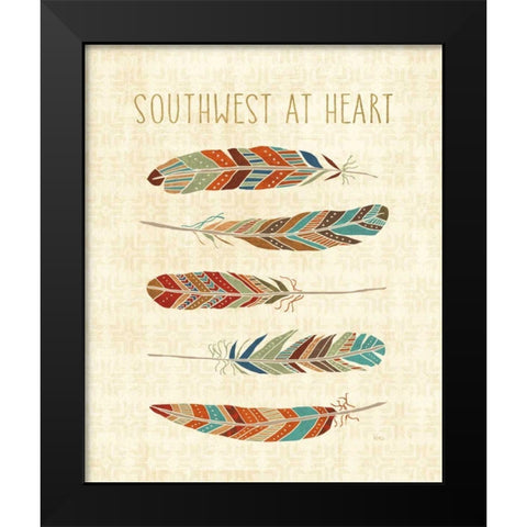 Southwest at Heart VI Black Modern Wood Framed Art Print by Charron, Veronique