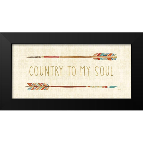Southwest at Heart X Black Modern Wood Framed Art Print by Charron, Veronique