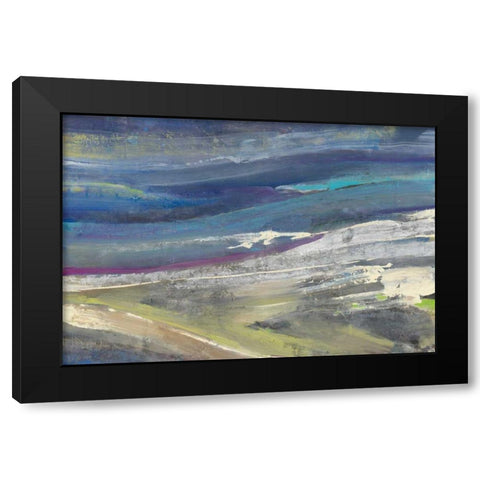 Highlands Black Modern Wood Framed Art Print with Double Matting by Hristova, Albena