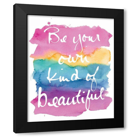 Miami Beautiful Black Modern Wood Framed Art Print by Schick, Mike