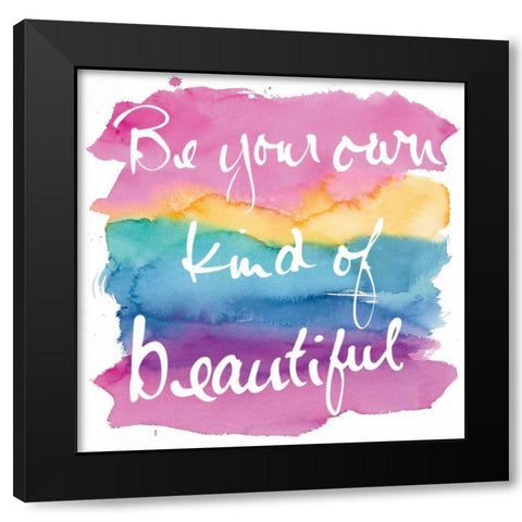 Miami Beautiful Sq Black Modern Wood Framed Art Print by Schick, Mike