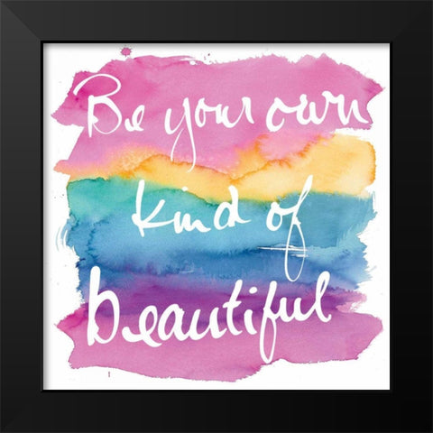 Miami Beautiful Sq Black Modern Wood Framed Art Print by Schick, Mike