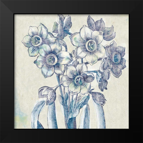 Belle Fleur IV Black Modern Wood Framed Art Print by Schlabach, Sue