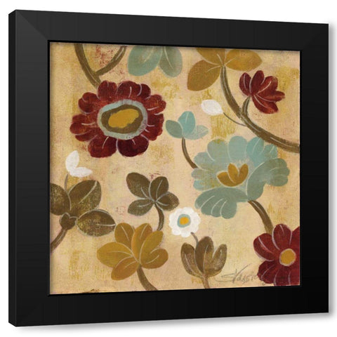 Arts and Crafts Garden II Black Modern Wood Framed Art Print by Vassileva, Silvia