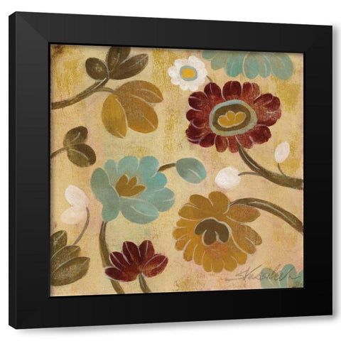 Arts and Crafts Garden III Black Modern Wood Framed Art Print by Vassileva, Silvia