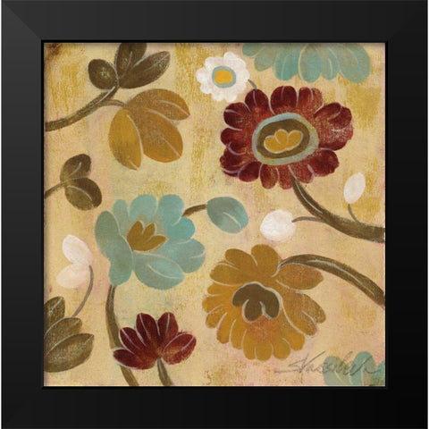 Arts and Crafts Garden III Black Modern Wood Framed Art Print by Vassileva, Silvia