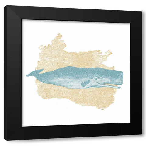 Sea Brights III Black Modern Wood Framed Art Print with Double Matting by Wild Apple Portfolio
