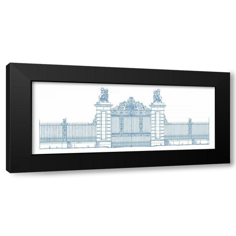 Majestic Gate I Black Modern Wood Framed Art Print by Wild Apple Portfolio