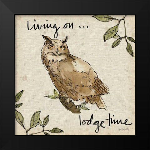 Lodge Life VI Black Modern Wood Framed Art Print by Tavoletti, Anne