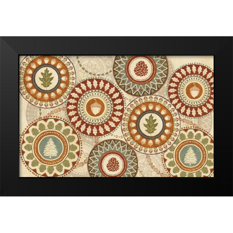 Lodge Resort V Black Modern Wood Framed Art Print by Charron, Veronique