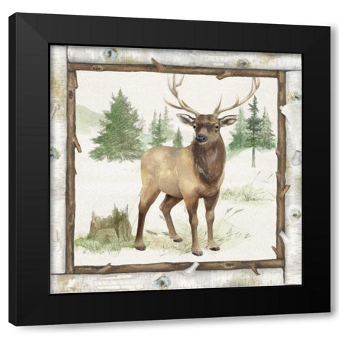 Family Cabin I Black Modern Wood Framed Art Print by Grove, Beth