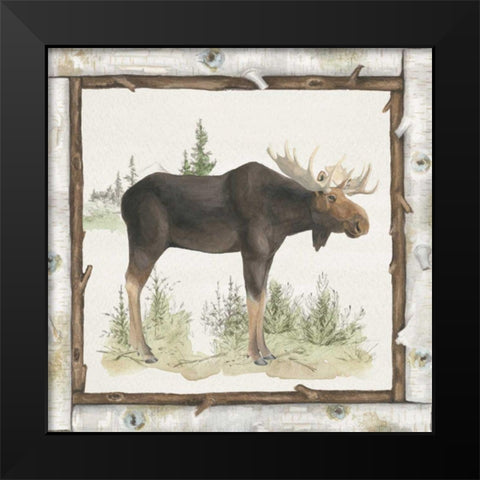 Family Cabin III Black Modern Wood Framed Art Print by Grove, Beth