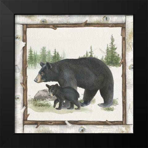 Family Cabin IV Black Modern Wood Framed Art Print by Grove, Beth