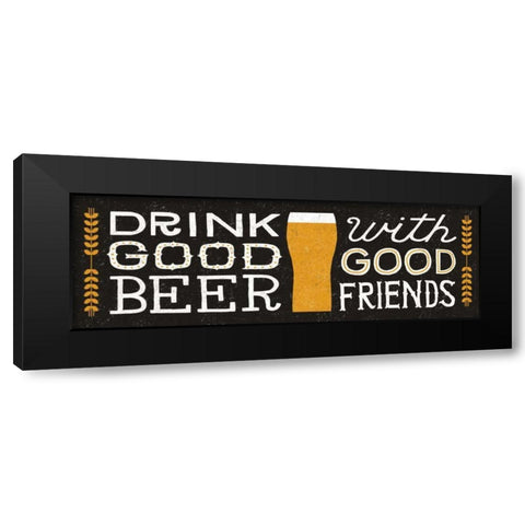 Craft Beer VI Black Modern Wood Framed Art Print by Mullan, Michael