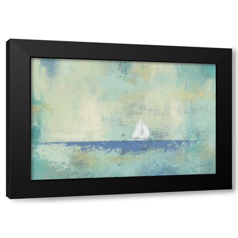 Sailboat Dream Black Modern Wood Framed Art Print by Wiens, James