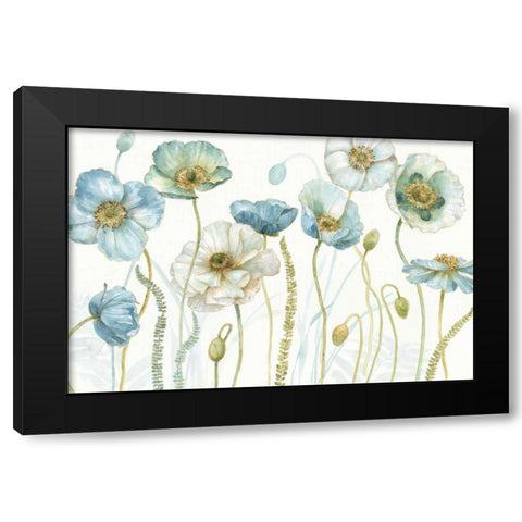 My Greenhouse Flowers I Black Modern Wood Framed Art Print with Double Matting by Audit, Lisa