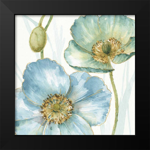 My Greenhouse Flowers II Black Modern Wood Framed Art Print by Audit, Lisa