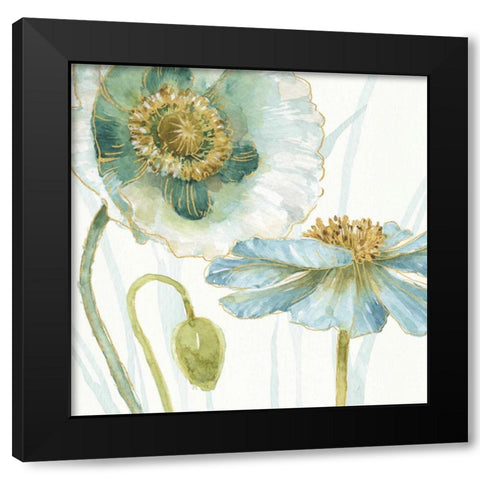 My Greenhouse Flowers V Black Modern Wood Framed Art Print with Double Matting by Audit, Lisa