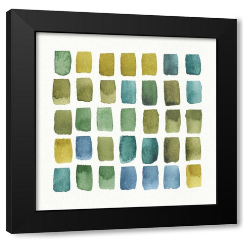My Greenhouse Geo III Black Modern Wood Framed Art Print by Audit, Lisa