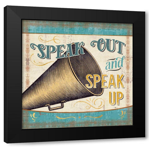 A Great Journey V Black Modern Wood Framed Art Print by Pela Studio