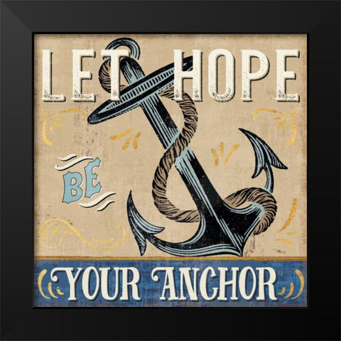 A Great Journey VI Black Modern Wood Framed Art Print by Pela Studio