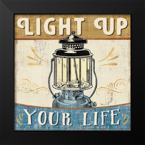 A Great Journey X Black Modern Wood Framed Art Print by Pela Studio