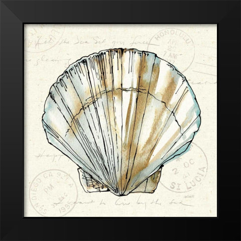 Coastal Breeze VII Black Modern Wood Framed Art Print by Tavoletti, Anne