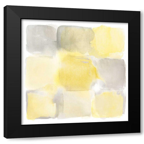 Two Tone I Black Modern Wood Framed Art Print with Double Matting by Schick, Mike