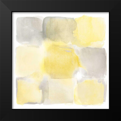 Two Tone I Black Modern Wood Framed Art Print by Schick, Mike