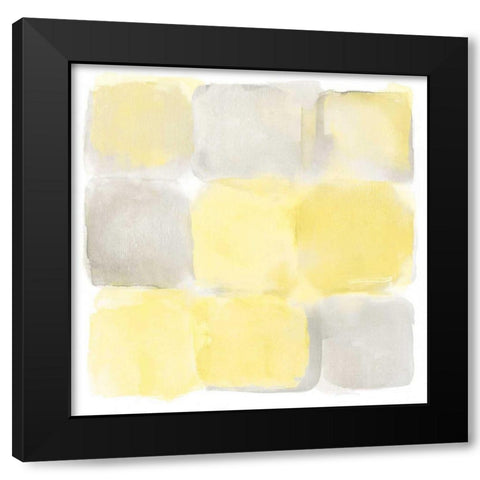 Two Tone II Black Modern Wood Framed Art Print with Double Matting by Schick, Mike