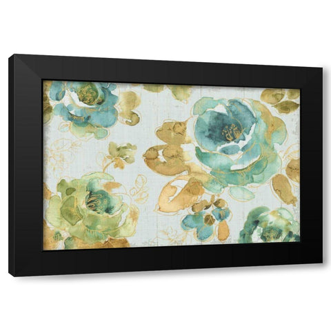 My Greenhouse Roses I Gray Black Modern Wood Framed Art Print with Double Matting by Audit, Lisa