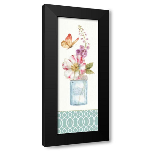 Rainbow Seeds Flowers X Black Modern Wood Framed Art Print by Audit, Lisa