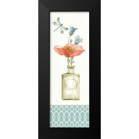 Rainbow Seeds Flowers XI Black Modern Wood Framed Art Print by Audit, Lisa