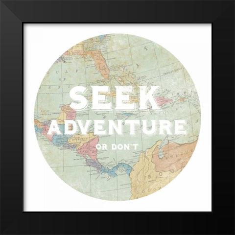 Hemisphere II Black Modern Wood Framed Art Print by Schlabach, Sue