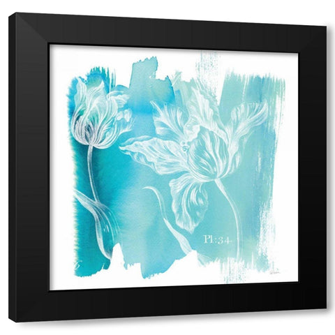 Water Wash I Black Modern Wood Framed Art Print by Schlabach, Sue