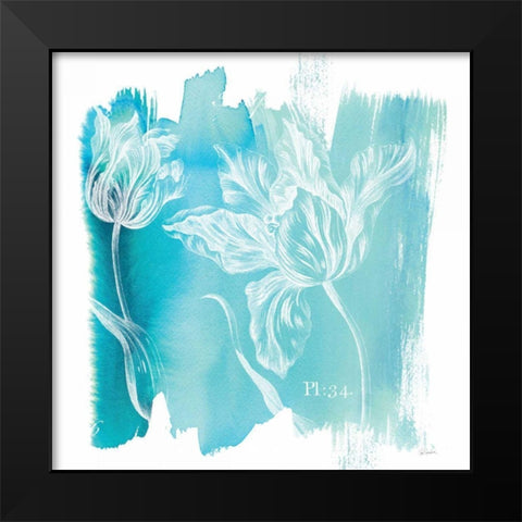 Water Wash I Black Modern Wood Framed Art Print by Schlabach, Sue