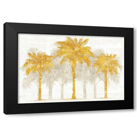 Palm Coast I Black Modern Wood Framed Art Print by Schlabach, Sue